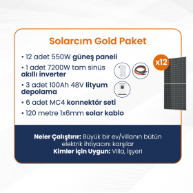 Solarcım Gold Solar Paket